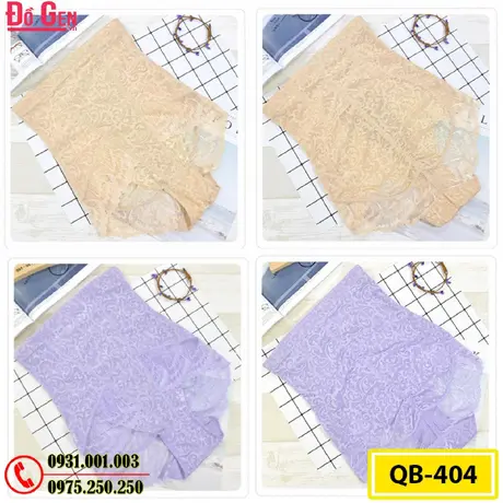 Quần Lót Gen Nịt Bụng Chống Cuộn Định Hình Vòng Eo (Cod: QB-404)