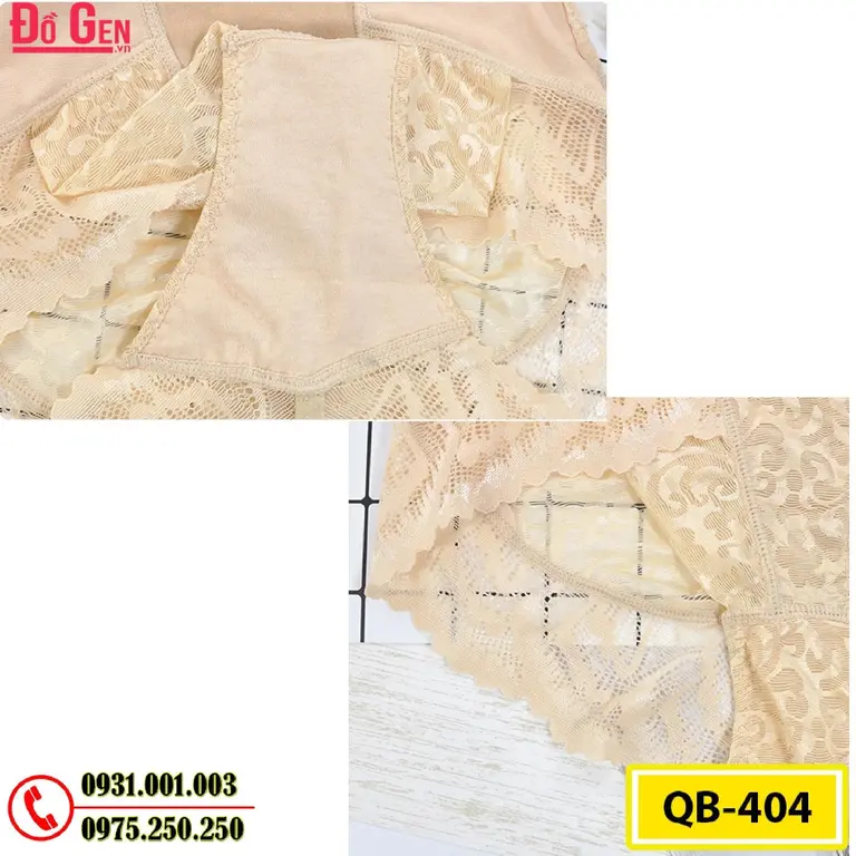 Quần Lót Gen Nịt Bụng Chống Cuộn Định Hình Vòng Eo (Cod: QB-404)