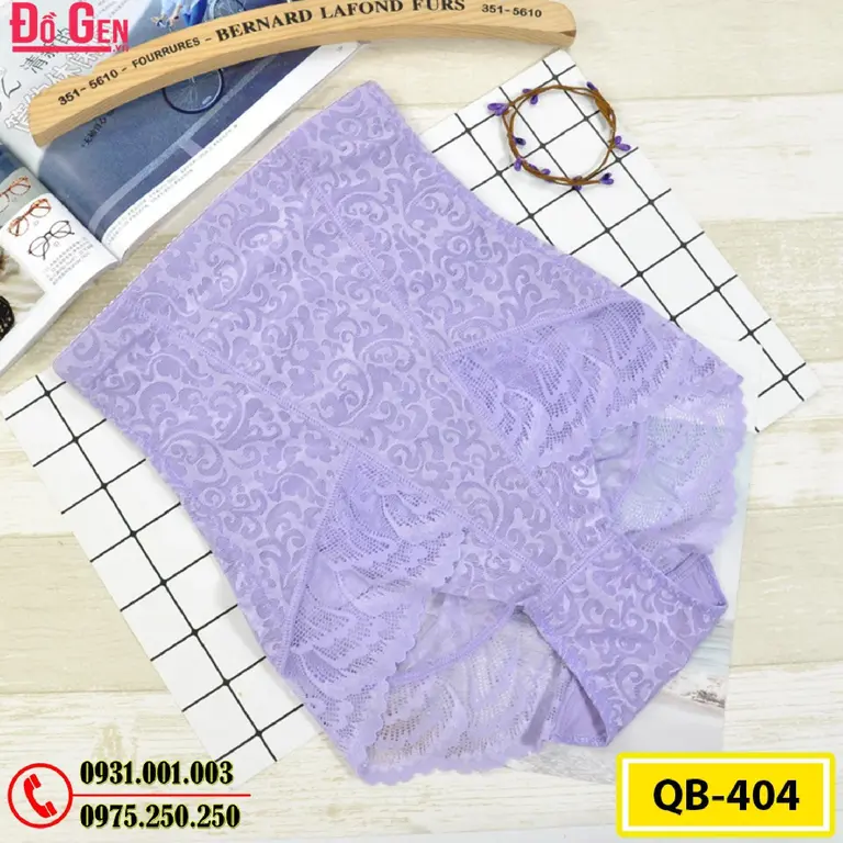 Quần Lót Gen Nịt Bụng Chống Cuộn Định Hình Vòng Eo (Cod: QB-404)