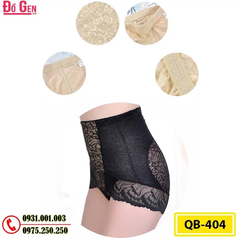 Quần Lót Gen Nịt Bụng Chống Cuộn Định Hình Vòng Eo (Cod: QB-404)