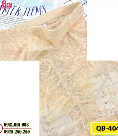 Quần Lót Gen Nịt Bụng Chống Cuộn Định Hình Vòng Eo (Cod: QB-404)