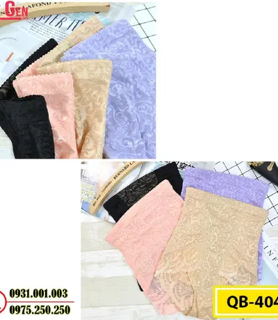 Quần Lót Gen Nịt Bụng Chống Cuộn Định Hình Vòng Eo (Cod: QB-404)