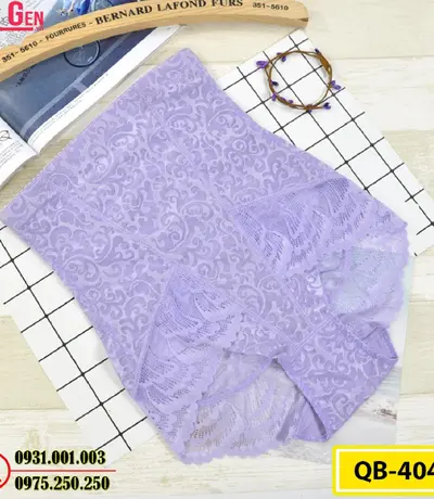 Quần Lót Gen Nịt Bụng Chống Cuộn Định Hình Vòng Eo (Cod: QB-404)