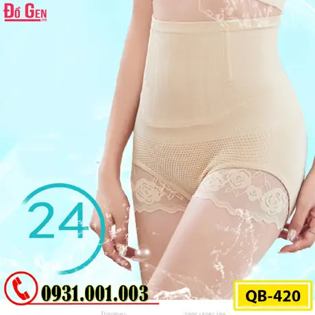 Gen Nịt Bụng - Quần Lót Gen Định Hình Cao Cấp Chống Cuộn Thu Gọn Vòng Eo (Cod: QB-420)