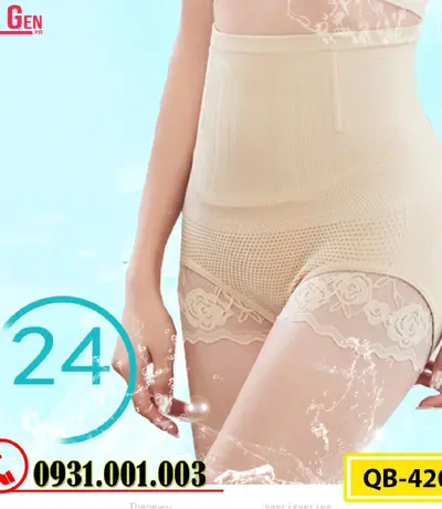 Gen Nịt Bụng - Quần Lót Gen Định Hình Cao Cấp Chống Cuộn Thu Gọn Vòng Eo (Cod: QB-420)