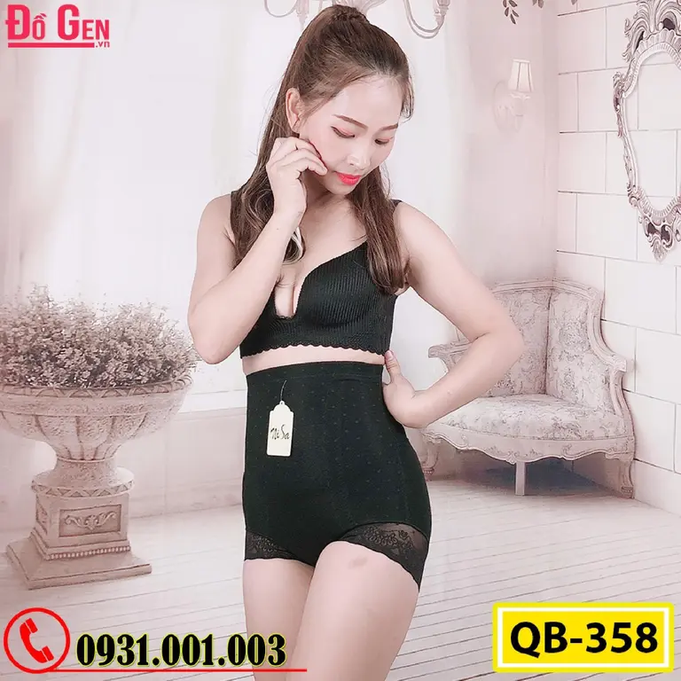Quần Lót Gen Định Hình - Gen Nịt Bụng Dành Cho Người Thừa Mỡ Bụng (Cod: QB-358)