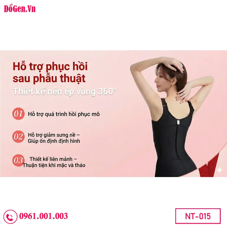 Áo gen hậu phẫu giúp định hình cơ thể sau hút mỡ