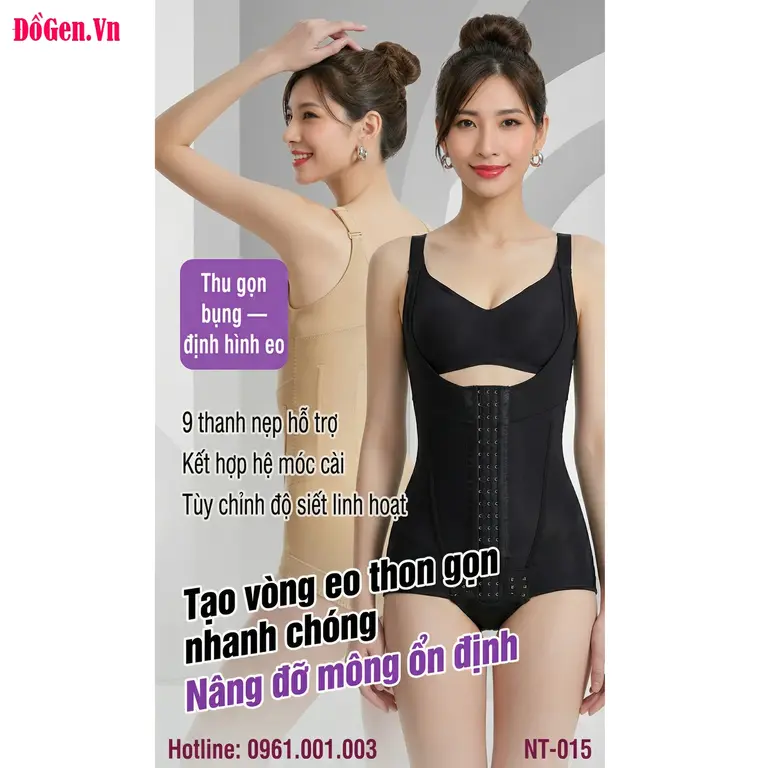 Áo gen hậu phẫu định hình body sau hút mỡ