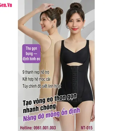 Áo gen hậu phẫu định hình body sau hút mỡ