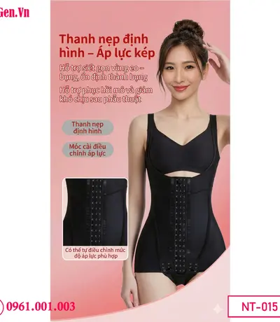 Áo gen sau hút mỡ giúp định hình vòng eo