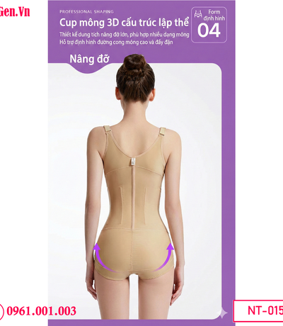 Áo gen định hình sau hút mỡ giúp cơ thể cân đối