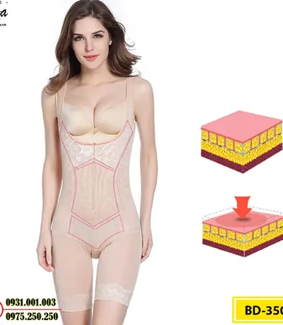 Đồ Lót Định Hình - Quần Áo Gen Định Hình Liền Thân Khoe Dáng Thon Thả (Cod: BD-3501)