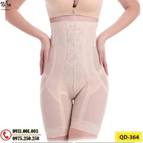Quần Gen Lót Định Hình Chống Cuộn Thon Eo Thon Đùi Nâng Mông (Cod: QD-364)