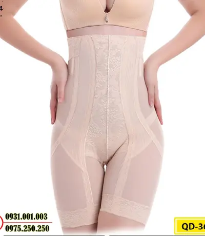 Quần Gen Lót Định Hình Chống Cuộn Thon Eo Thon Đùi Nâng Mông (Cod: QD-364)