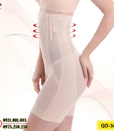 Quần Gen Lót Định Hình Chống Cuộn Thon Eo Thon Đùi Nâng Mông (Cod: QD-364)