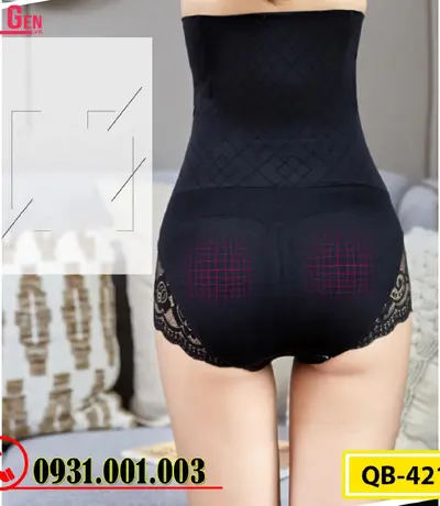 Quần Lót Gen Bụng Định Hình Chống Cuộn Nhỏ Eo Thon Bụng (Cod: QB-421)