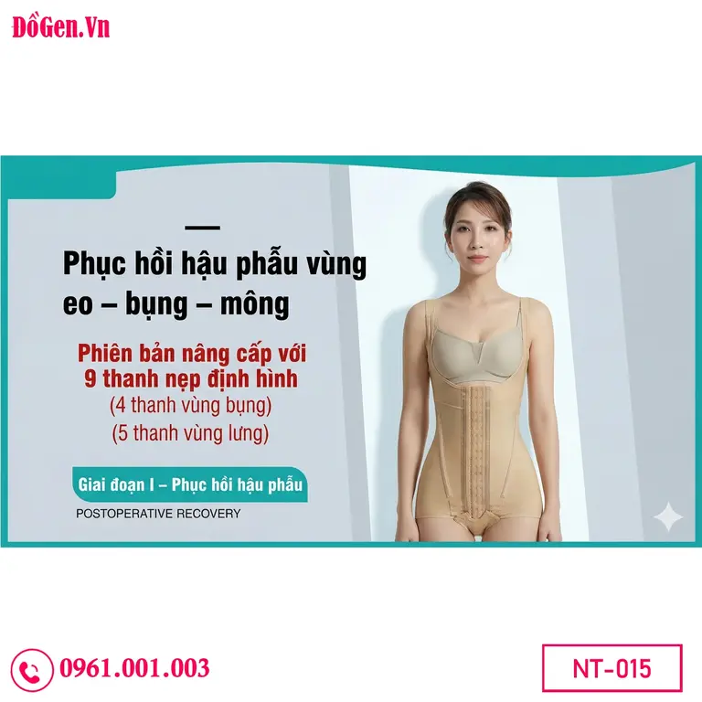 Áo gen sau sinh định hình bụng eo mông