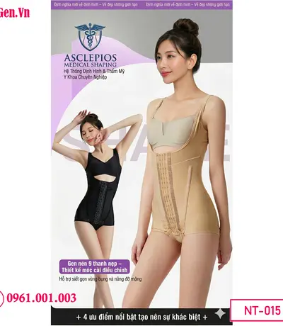 Áo gen y khoa sau hút mỡ bụng giúp cố định mô mềm