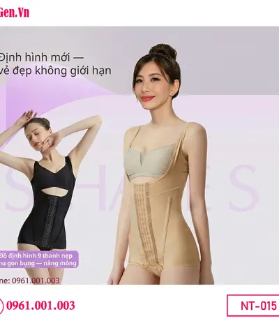 Áo gen body shaping giúp giữ dáng eo mông đẹp