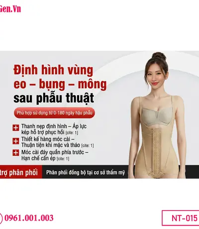 Quần gen ép mỡ bụng đùi hỗ trợ cố định mô mềm