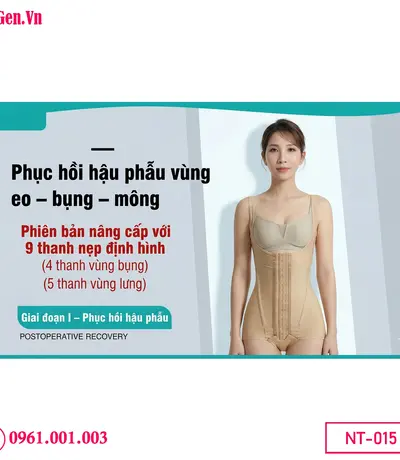Áo gen sau sinh định hình bụng eo mông