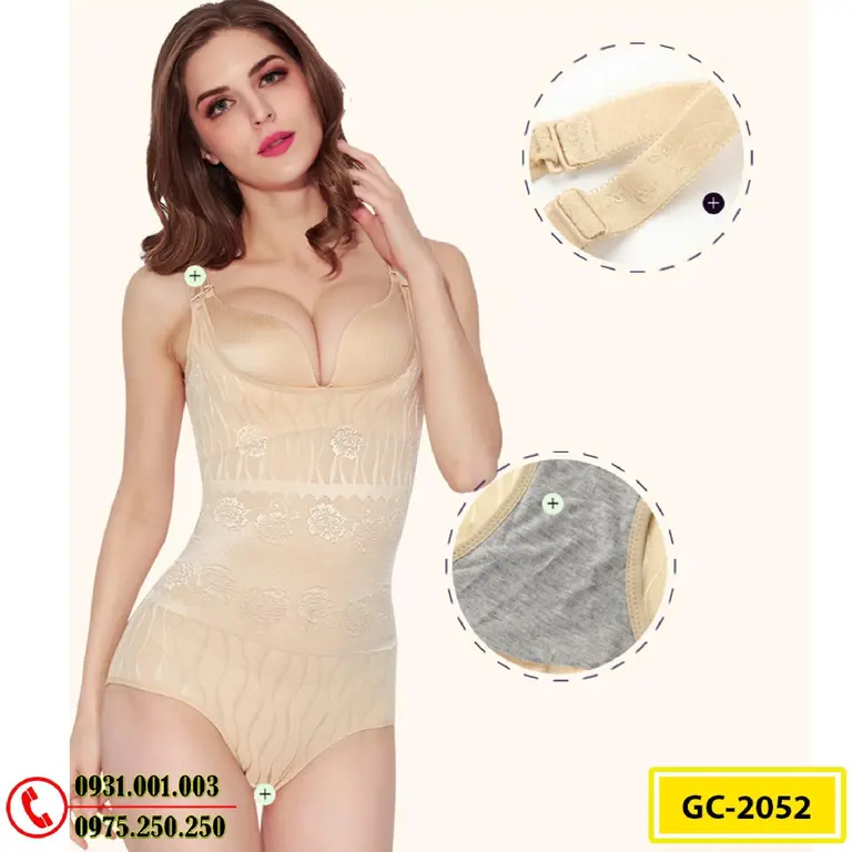 Đồ Lót Định Hình - Quần Áo Gen Định Hình Bikini Liền Thân Cao Cấp (Cod: GC-2052)