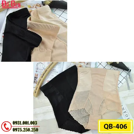 Quần Gen Lót Định Hình Chống Cuộn Thon Eo Thon Đùi Nâng Mông (Cod: QB-406)