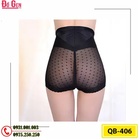 Quần Gen Lót Định Hình Chống Cuộn Thon Eo Thon Đùi Nâng Mông (Cod: QB-406)