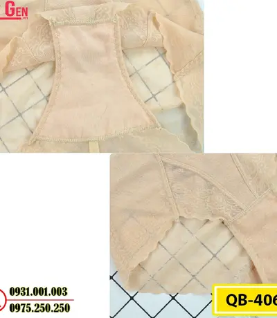 Quần Gen Lót Định Hình Chống Cuộn Thon Eo Thon Đùi Nâng Mông (Cod: QB-406)