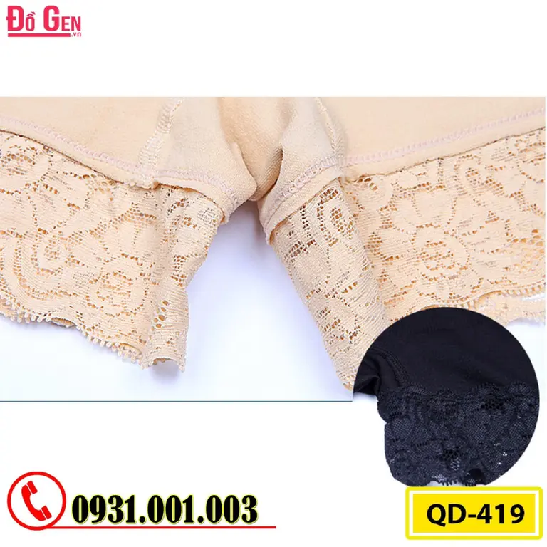Quần Lót Gen Định Hình Chống Cuộn Giảm Kích Thước Vòng Eo (Cod: QD-419)
