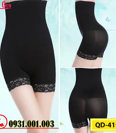 Quần Lót Gen Định Hình Chống Cuộn Giảm Kích Thước Vòng Eo (Cod: QD-419)