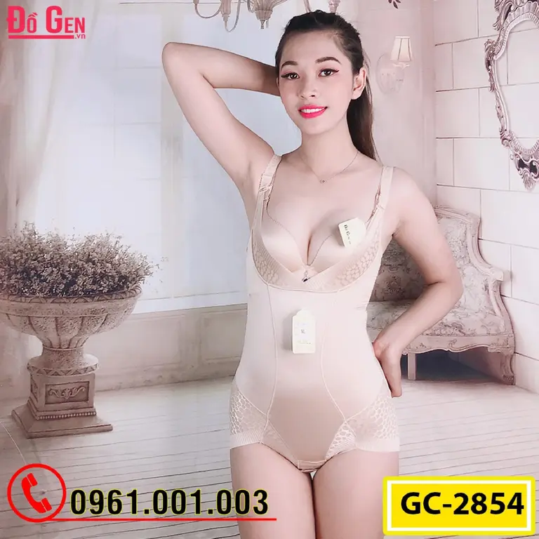 Bộ Đồ Lót Gen Định Hình Giúp Thon Gọn Eo Cho Phụ Nữ Sau Sinh (Cod: GC-2854)