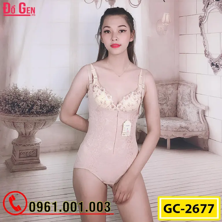 Bộ Đồ Lót Gen - Gen Nịt Bụng Định Hình Giúp Thon Gọn Eo (Cod: GC-2677)