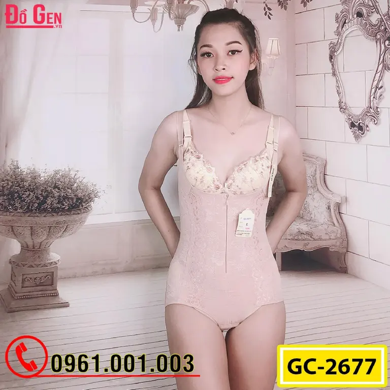 Bộ Đồ Lót Gen - Gen Nịt Bụng Định Hình Giúp Thon Gọn Eo (Cod: GC-2677)