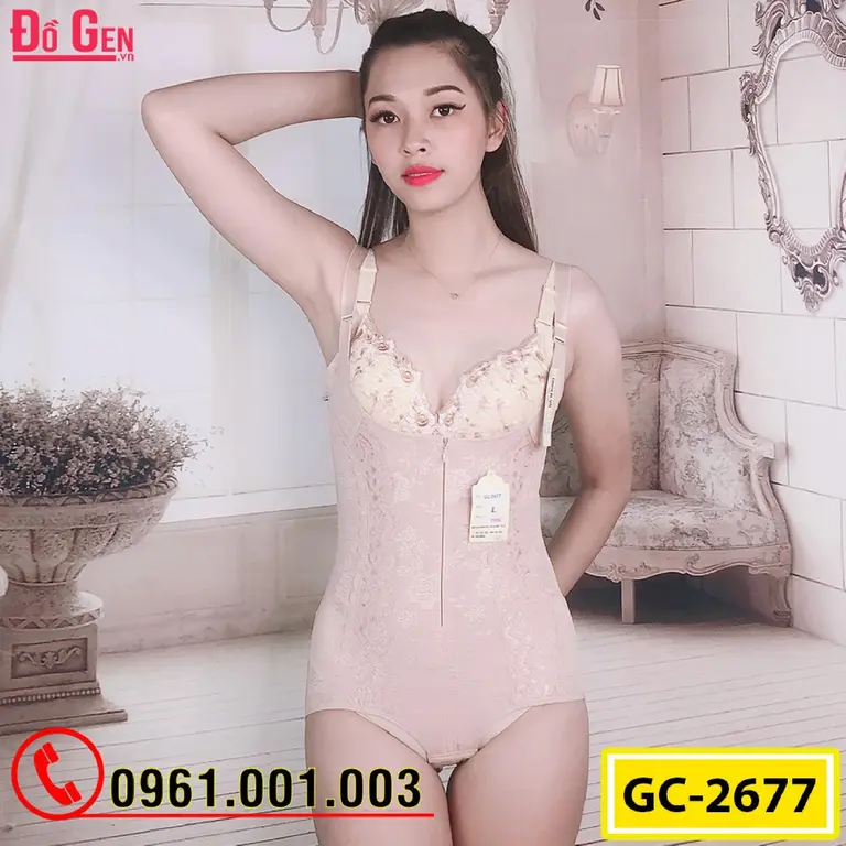 Bộ Đồ Lót Gen - Gen Nịt Bụng Định Hình Giúp Thon Gọn Eo (Cod: GC-2677)