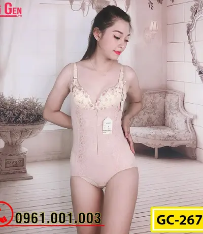 Bộ Đồ Lót Gen - Gen Nịt Bụng Định Hình Giúp Thon Gọn Eo (Cod: GC-2677)