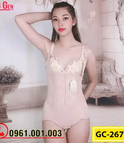Bộ Đồ Lót Gen - Gen Nịt Bụng Định Hình Giúp Thon Gọn Eo (Cod: GC-2677)