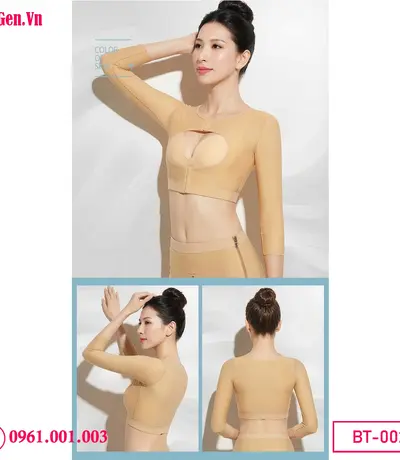 Gen bắp tay sau hút mỡ giúp ép dịch, giảm sưng và định hình cánh tay thon gọn.