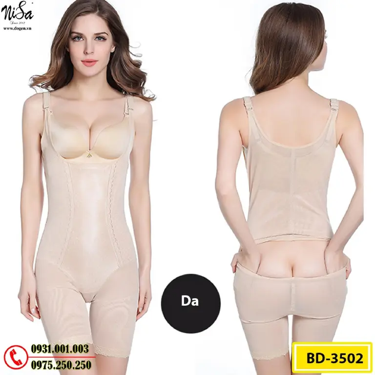 Bộ Đồ Gen Định Hình - Quần Áo Lót Định Hình Liền Thân Cao Cấp Dành Cho Nữ (Cod: BD-3502)