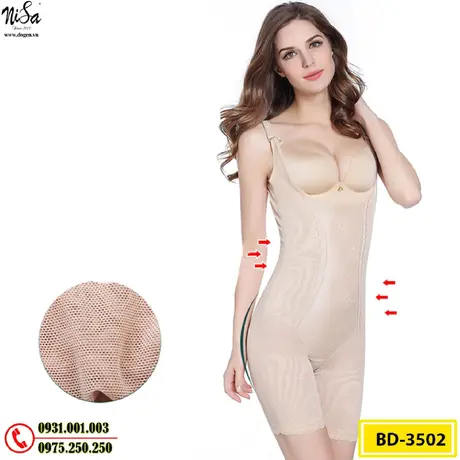Bộ Đồ Gen Định Hình - Quần Áo Lót Định Hình Liền Thân Cao Cấp Dành Cho Nữ (Cod: BD-3502)