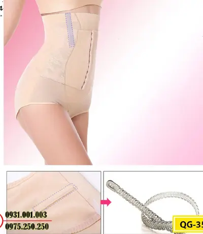 Quần Lót Gen Bụng Định Hình Chống Cuộn Thu Gọn Vòng Eo (Cod: QG-359)