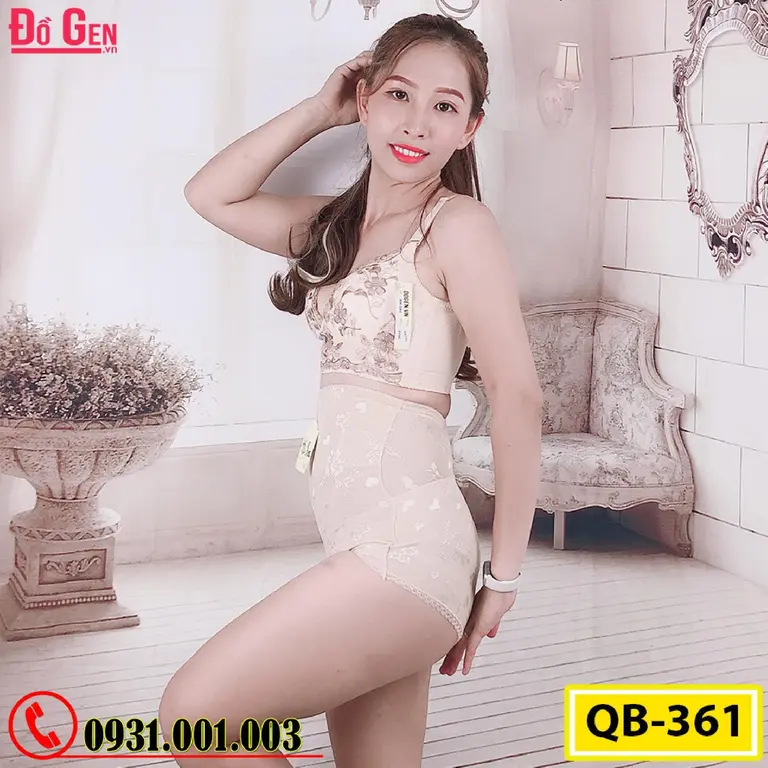 Quần Lót Gen Định Hình - Gen Nịt Bụng Thu Nhỏ Eo (Cod: QB-361)