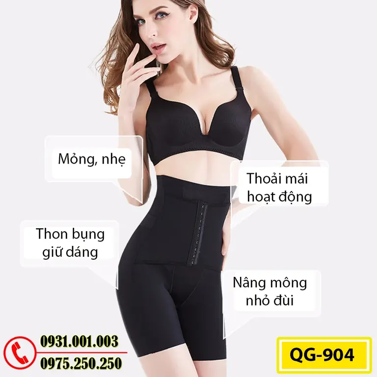 Quần Lót Định Hình - Quần Gen Định Hình Thon Eo Nâng Mông (Cod: QG-904)