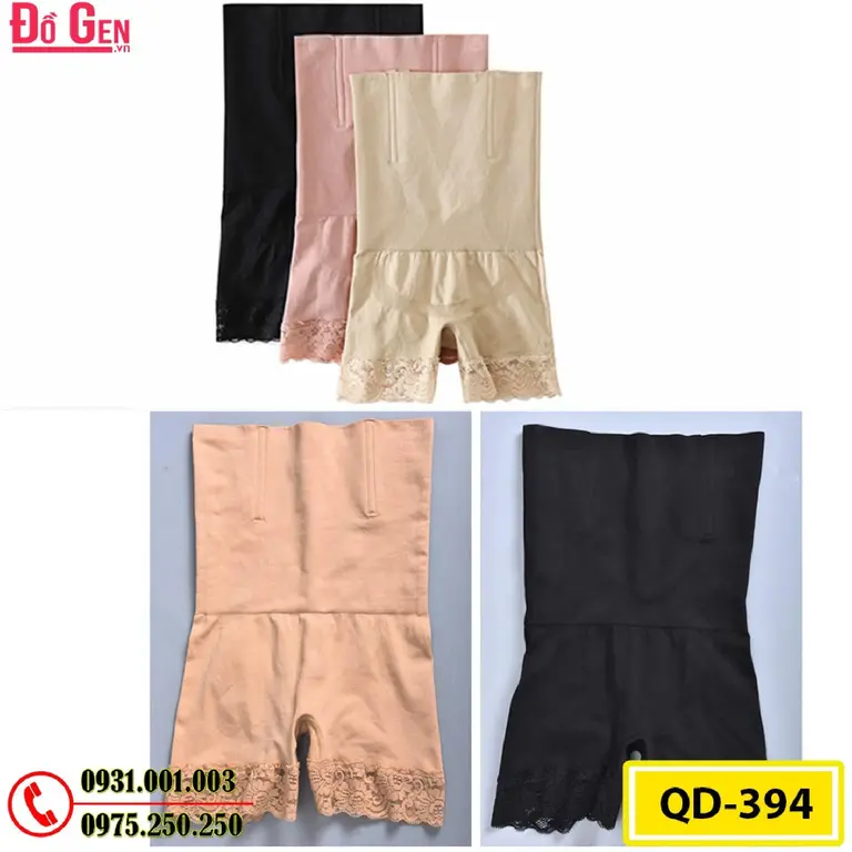 Quần Gen Lót Định Hình Chống Cuộn Cao Cấp Hỗ Trợ Giảm Cân (Cod: QB-394)