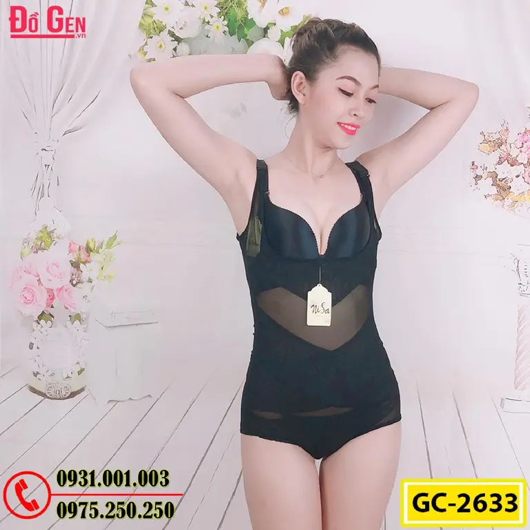 Bộ Đồ Lót Gen Định Hình Giúp Thon Gọn Eo (Cod: GC-2633)