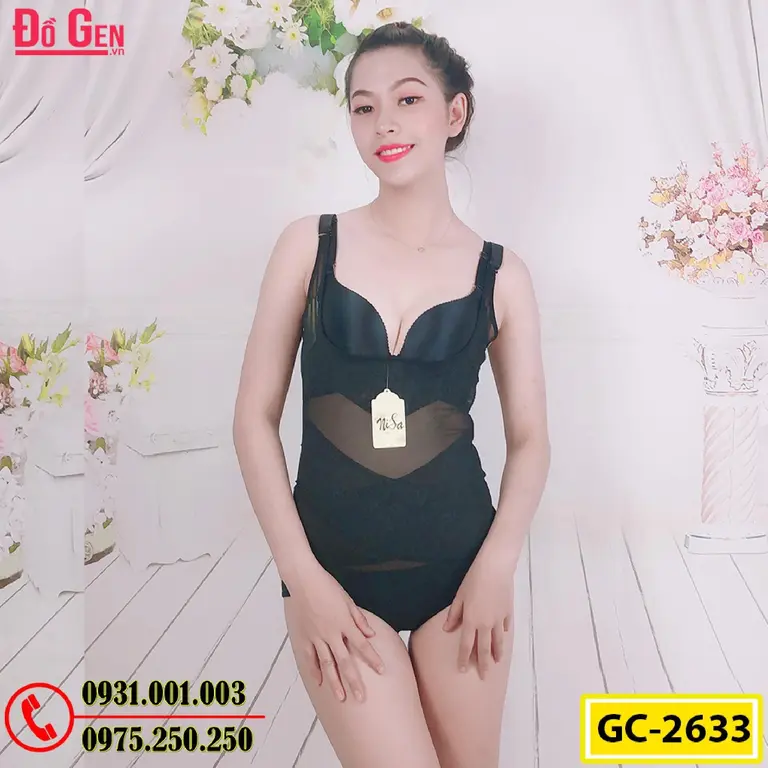 Bộ Đồ Lót Gen Định Hình Giúp Thon Gọn Eo (Cod: GC-2633)
