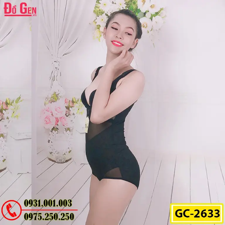 Bộ Đồ Lót Gen Định Hình Giúp Thon Gọn Eo (Cod: GC-2633)