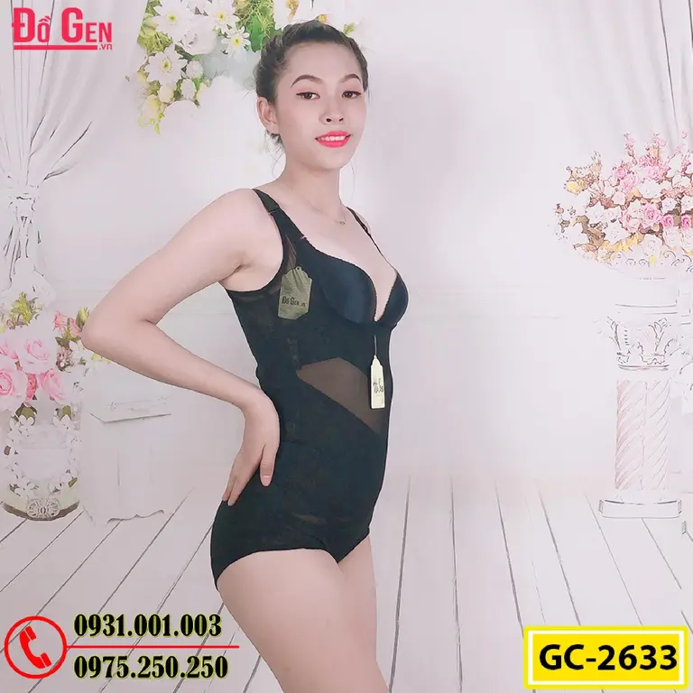 Bộ Đồ Lót Gen Định Hình Giúp Thon Gọn Eo (Cod: GC-2633)