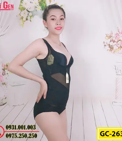 Bộ Đồ Lót Gen Định Hình Giúp Thon Gọn Eo (Cod: GC-2633)