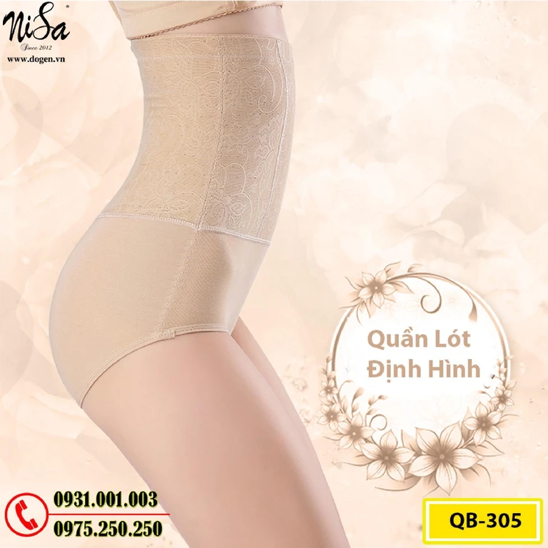 Quần Gen Định Hình Chống Cuộn Hỗ Trợ Giảm Cân (Cod: QB-305)